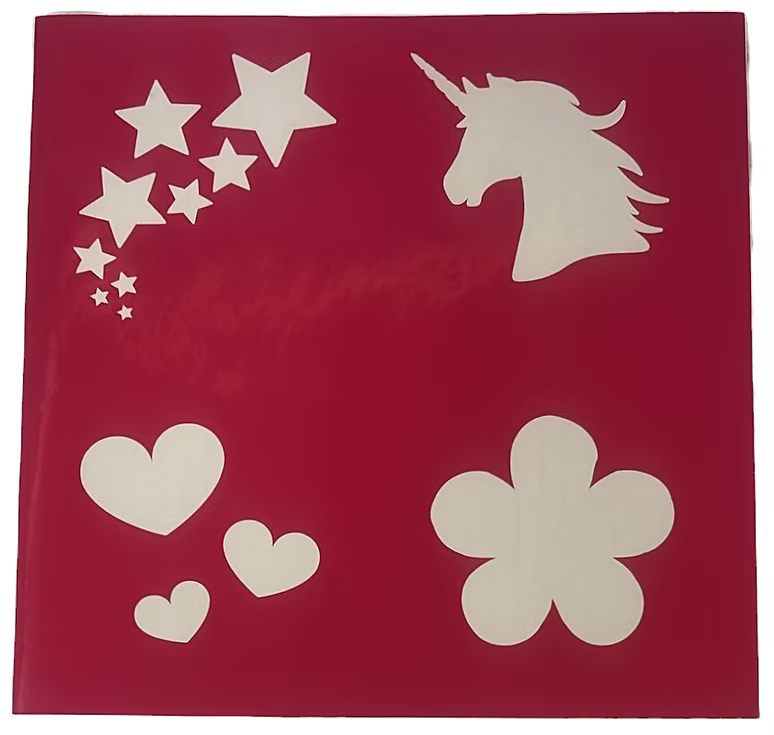 sparkle star pony stencils