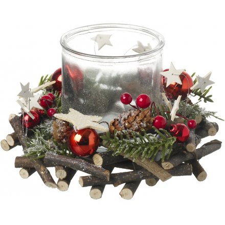 Berry&twigg candle holder