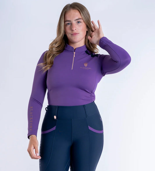 bluebell cool mash long sleeve base layer