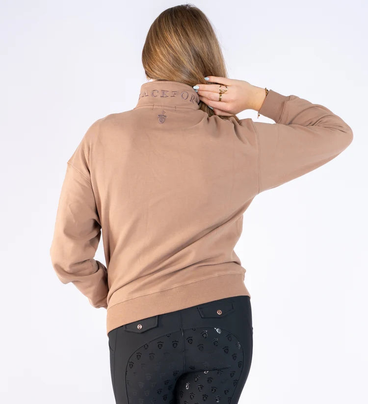caramel  quarter zip