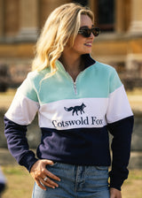uni-sex Cirencester quarter zip - MINT