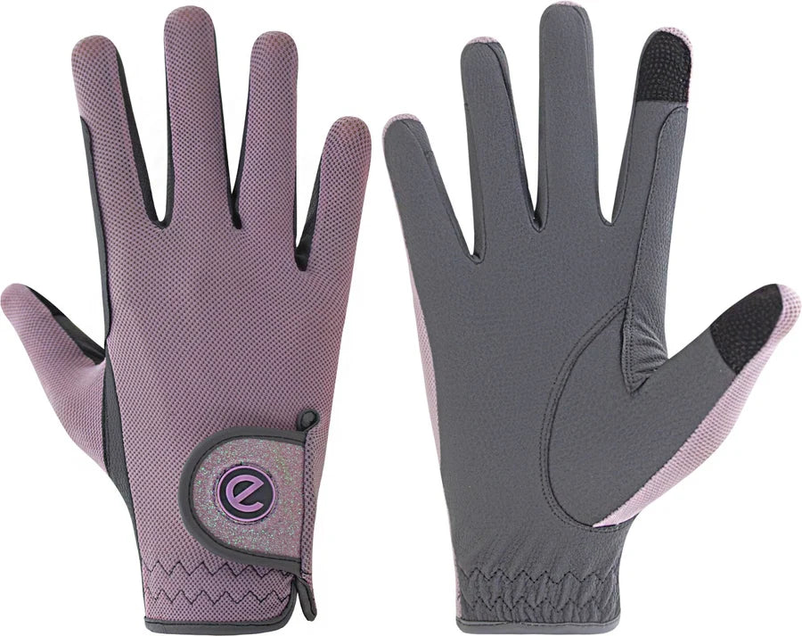 eQUEST X-LITE PASTEL PINK RIDING GLOVES