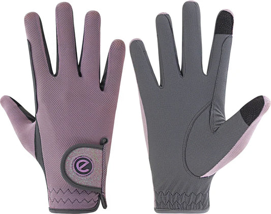 eQUEST X-LITE PASTEL PINK RIDING GLOVES