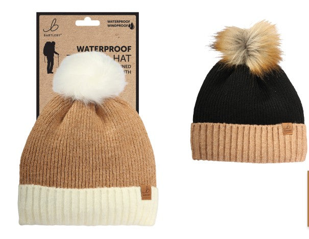 waterproof contrast hat