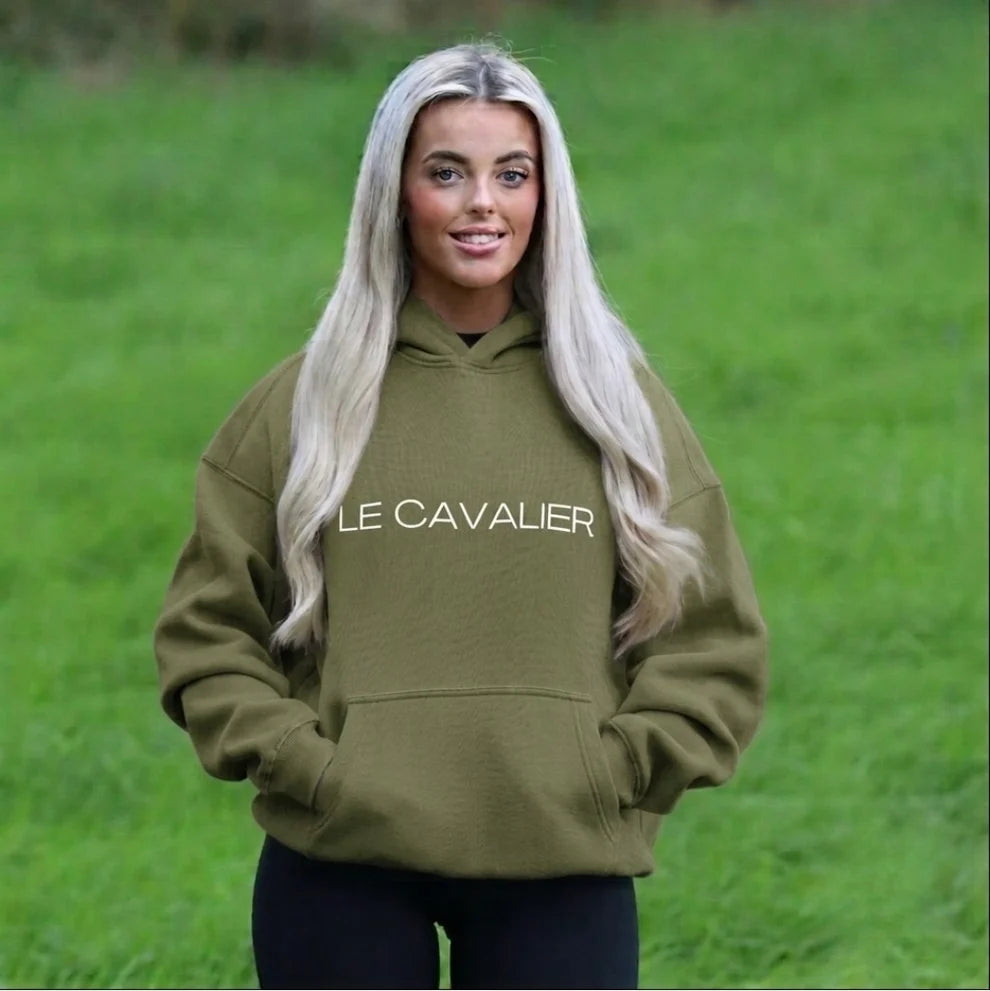 khaki hoodie