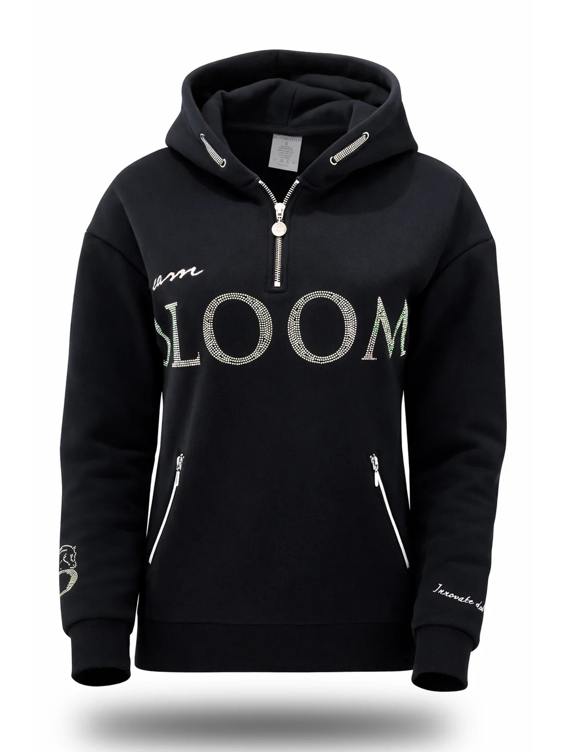 kids luna black & silver hoodie