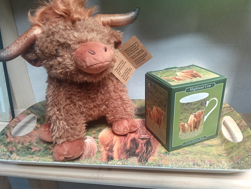 Highland cow gift set